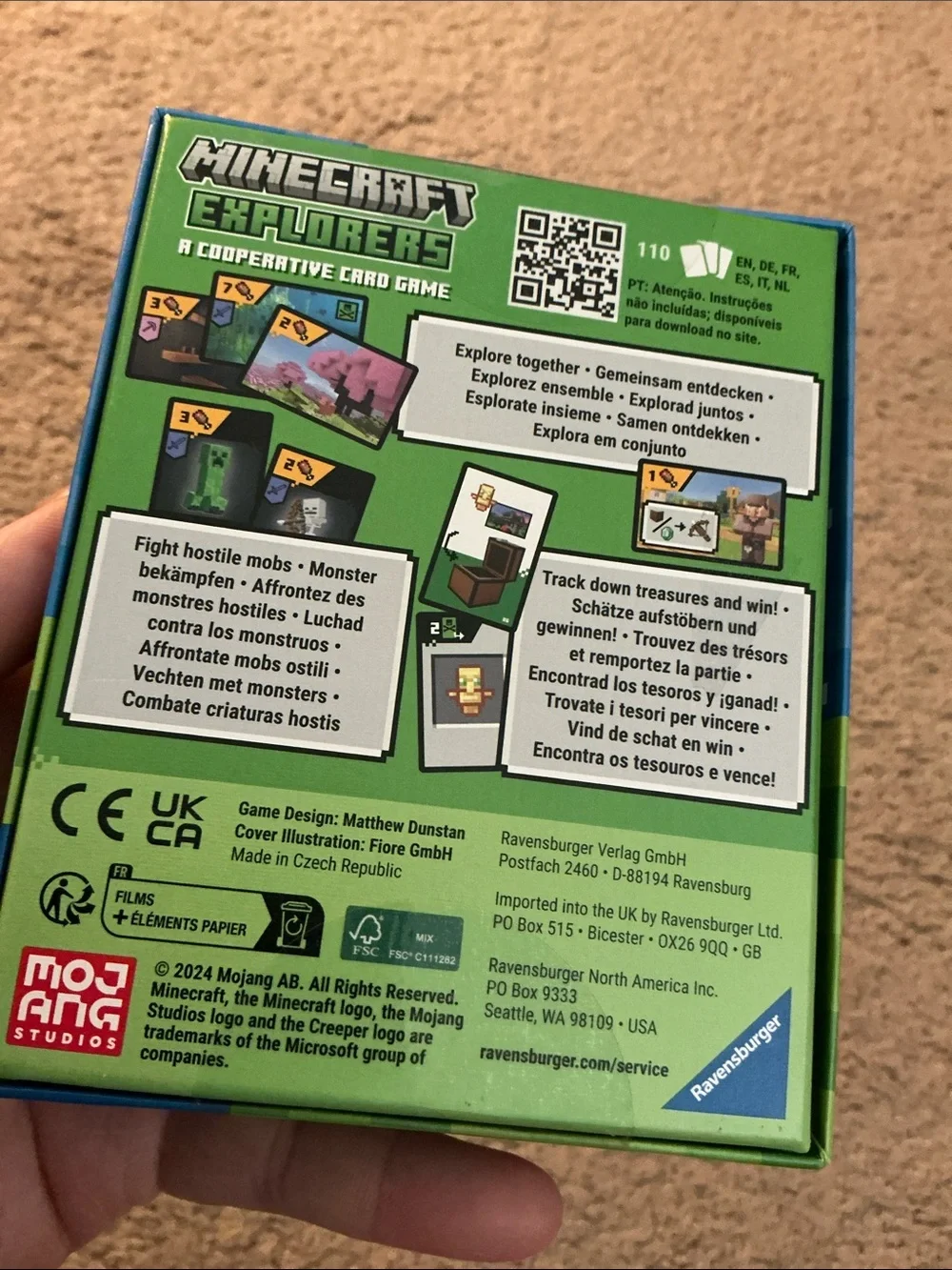 MINECRAFT EXPLORERS A COOPERATIVE CARD GAME